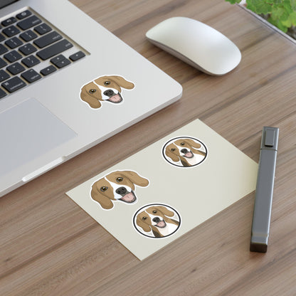 Beagle | Sticker Sheet - Detezi Designs-32496290808300616174