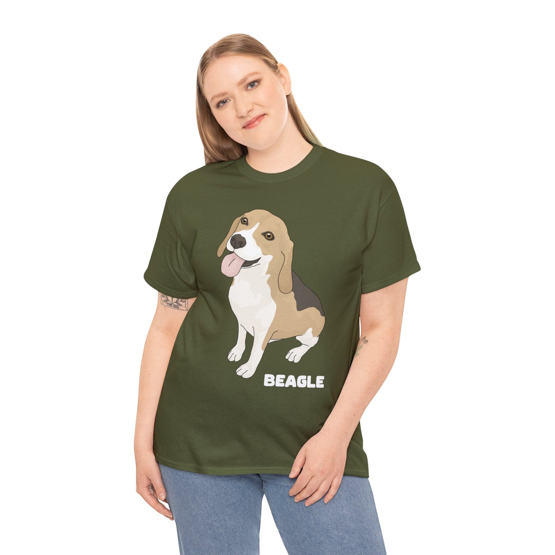 Beagle | T-shirt - Detezi Designs-24615632686526146166