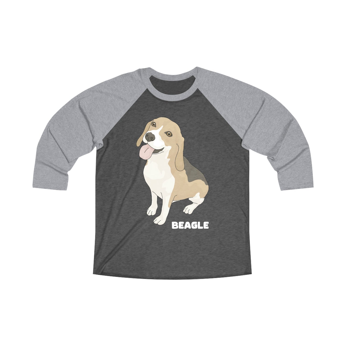 Beagle | Unisex 3\4 Sleeve Tee - Detezi Designs-25939413720113420413