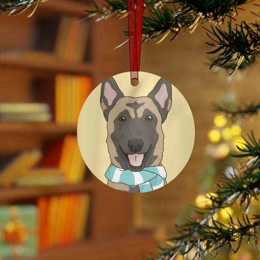 Belgian Malinois | 2023 Holiday Ornament - Detezi Designs-15191887385521062033