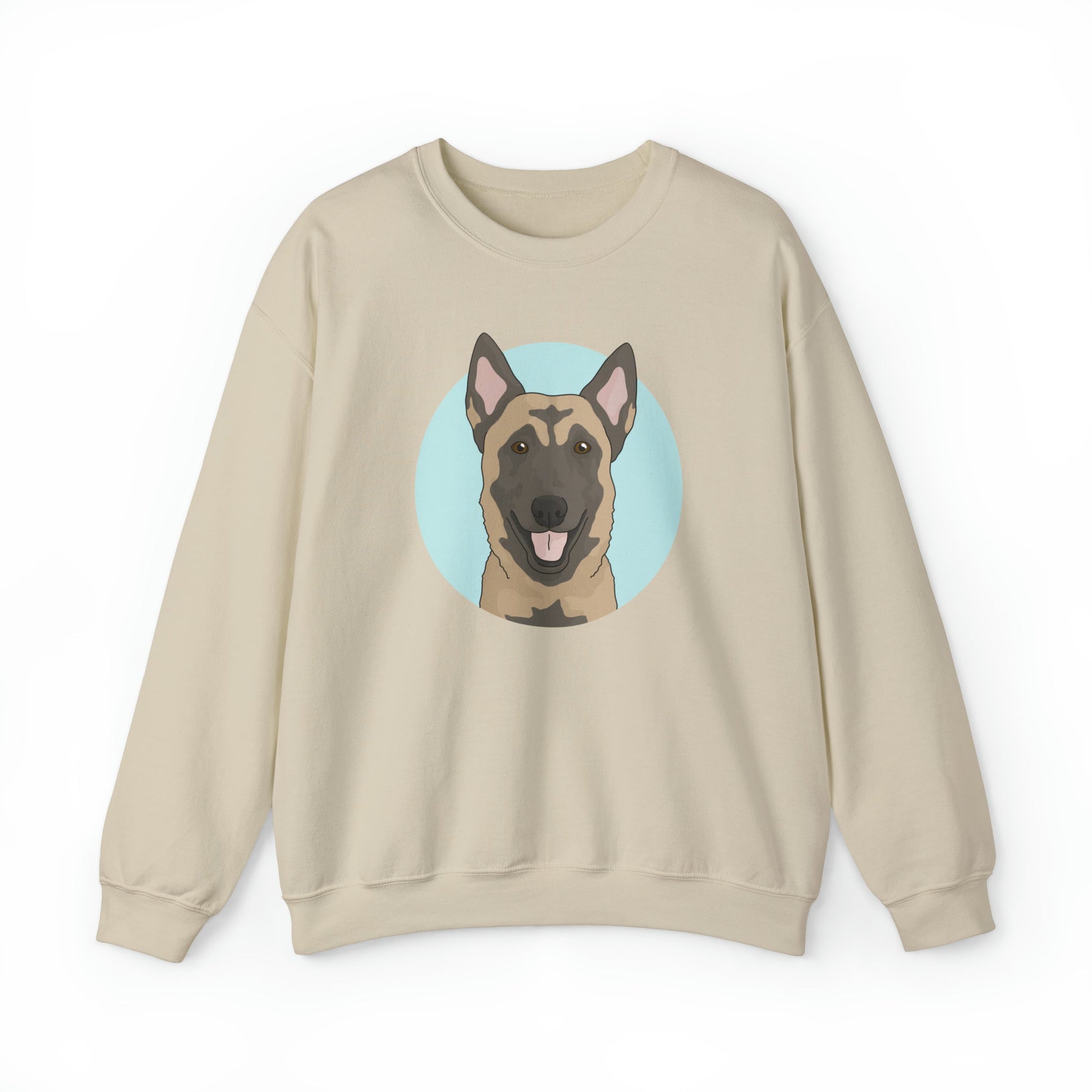 Belgian Malinois | Crewneck Sweatshirt - Detezi Designs-32413260452557443096