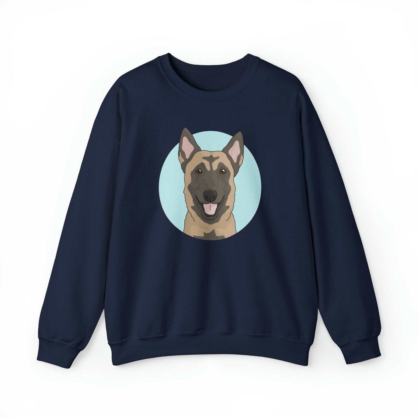 Belgian Malinois | Crewneck Sweatshirt - Detezi Designs-44308360490796296091