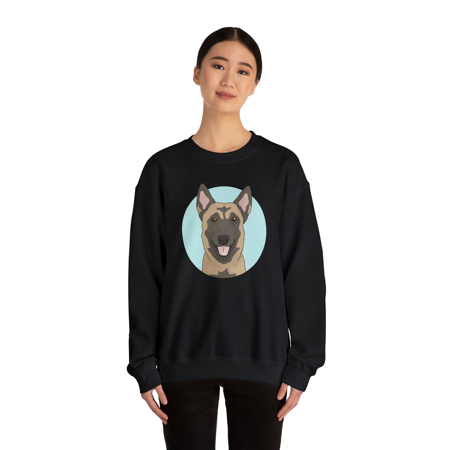 Belgian Malinois | Crewneck Sweatshirt - Detezi Designs-77991327124382537465