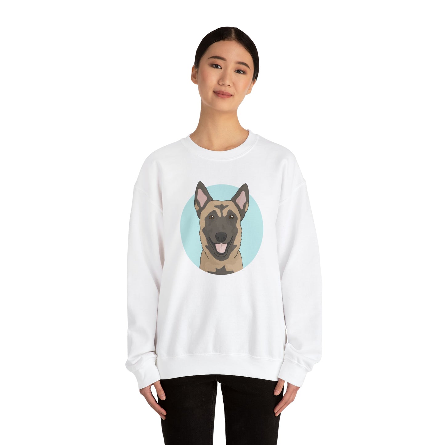 Belgian Malinois | Crewneck Sweatshirt - Detezi Designs-77991327124382537465