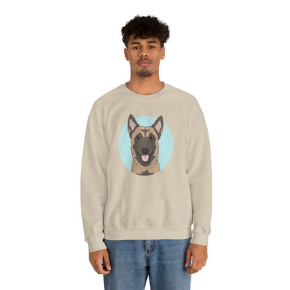 Belgian Malinois | Crewneck Sweatshirt - Detezi Designs-77991327124382537465