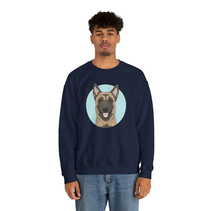 Belgian Malinois | Crewneck Sweatshirt - Detezi Designs-77991327124382537465