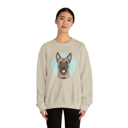 Belgian Malinois | Crewneck Sweatshirt - Detezi Designs-77991327124382537465