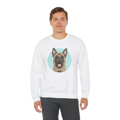 Belgian Malinois | Crewneck Sweatshirt - Detezi Designs-77991327124382537465