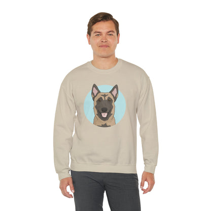 Belgian Malinois | Crewneck Sweatshirt - Detezi Designs-77991327124382537465