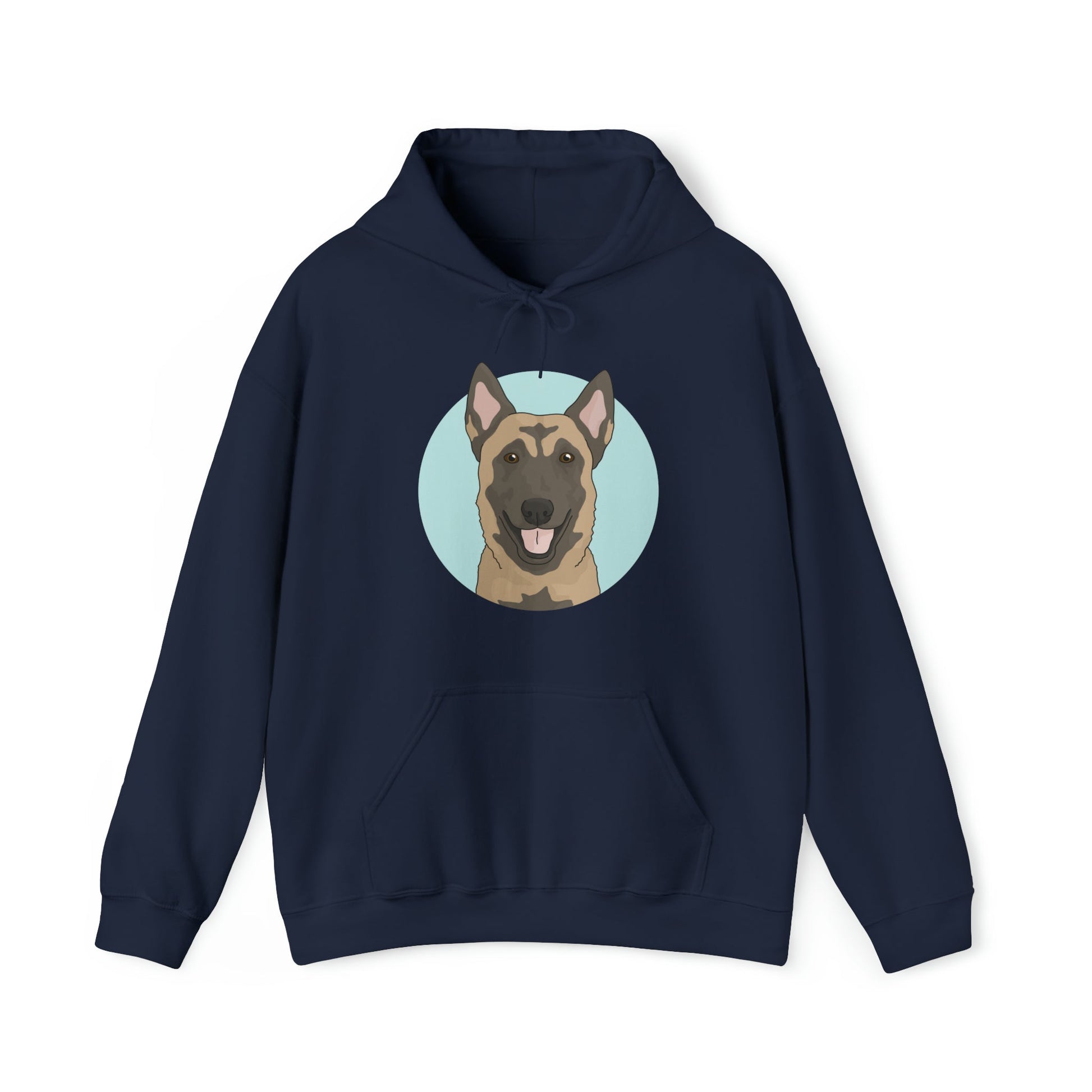 Belgian Malinois | Hooded Sweatshirt - Detezi Designs-12933537544784382152