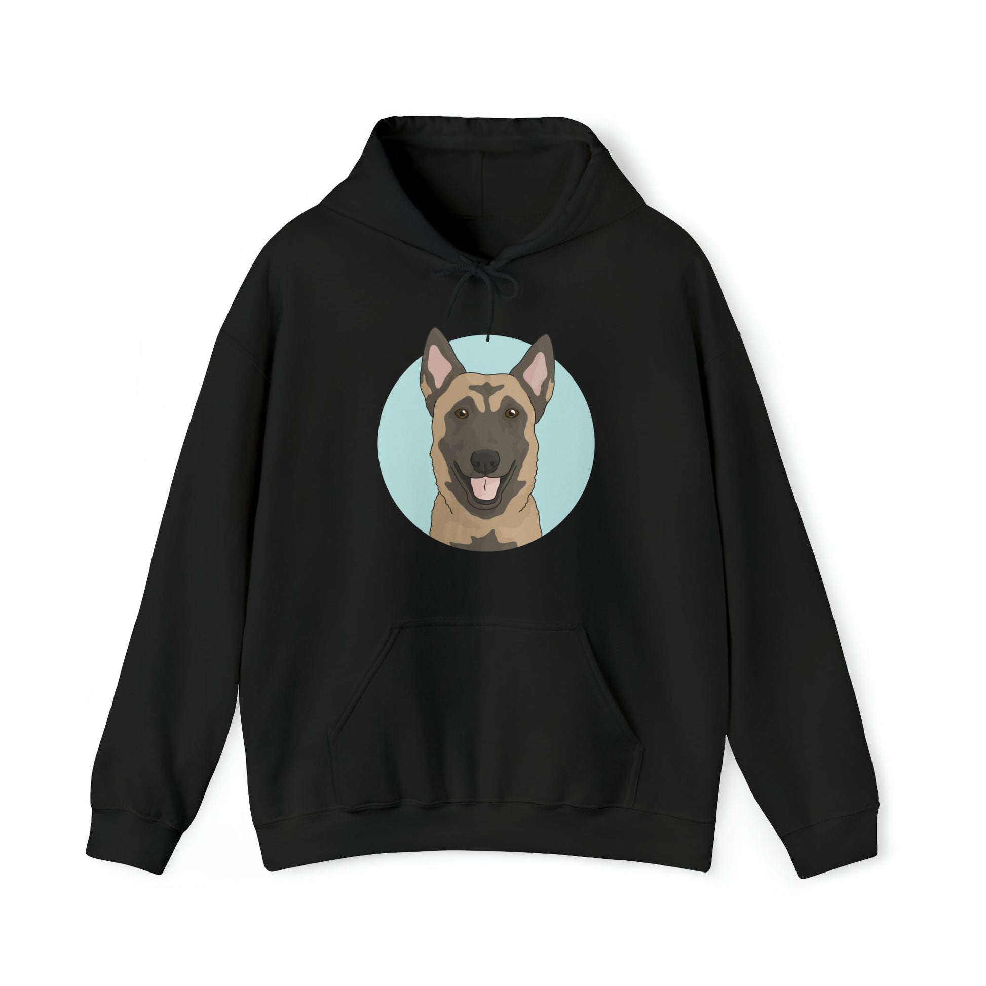 Belgian Malinois | Hooded Sweatshirt - Detezi Designs-14488541972346017334