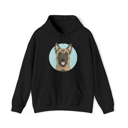 Belgian Malinois | Hooded Sweatshirt - Detezi Designs-14488541972346017334