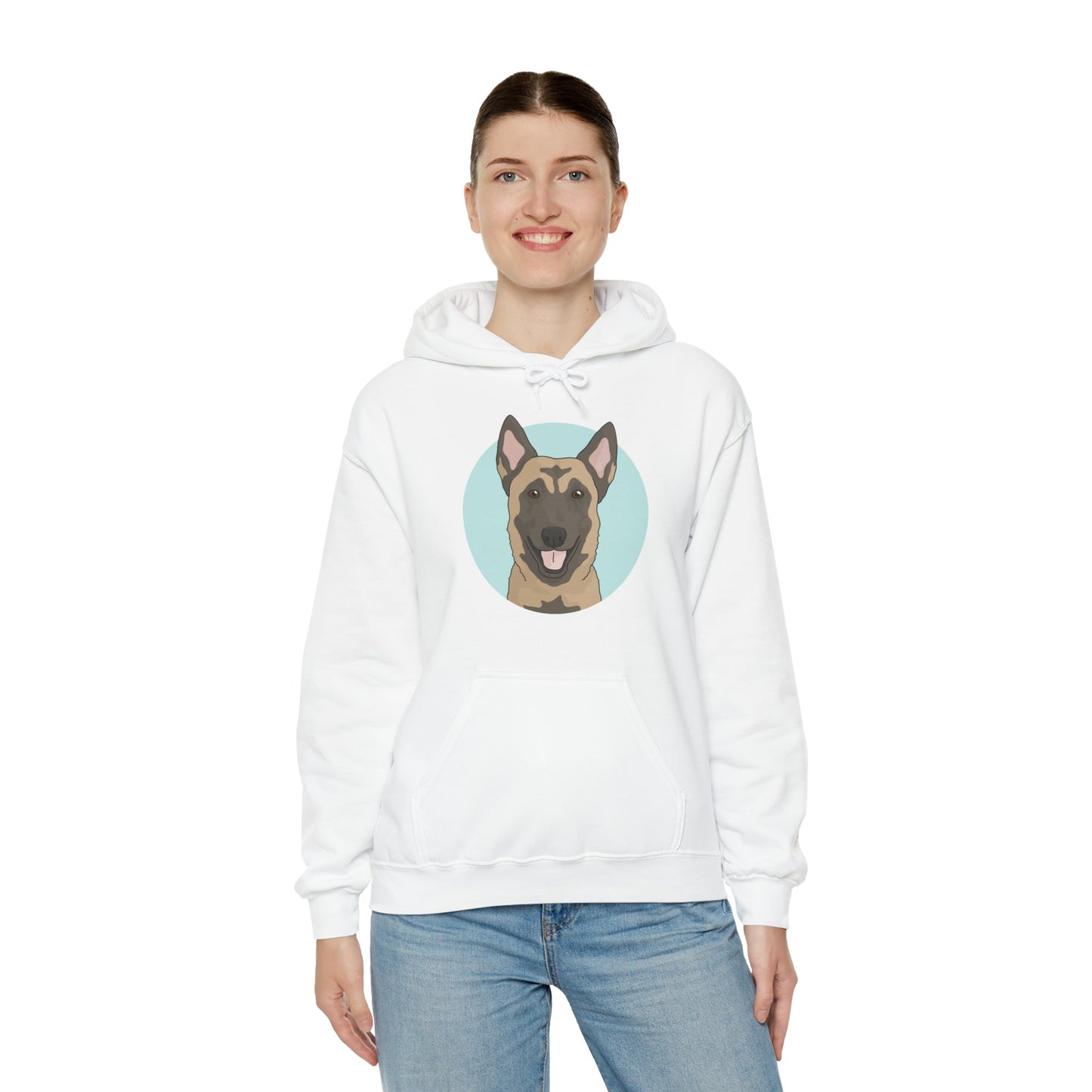 Belgian Malinois | Hooded Sweatshirt - Detezi Designs-21016622841540867763