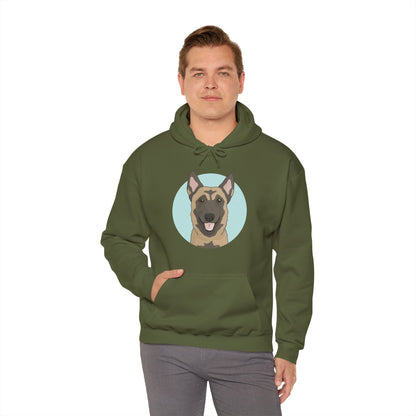 Belgian Malinois | Hooded Sweatshirt - Detezi Designs-21016622841540867763