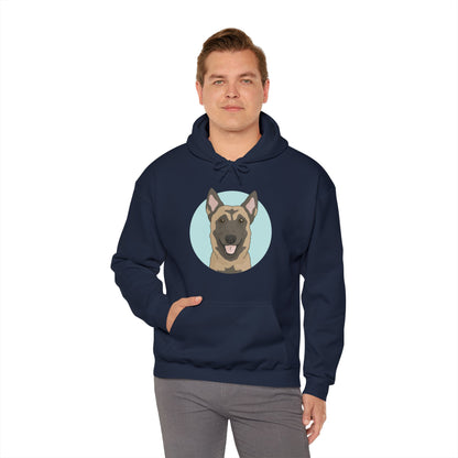 Belgian Malinois | Hooded Sweatshirt - Detezi Designs-21016622841540867763