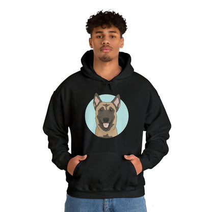 Belgian Malinois | Hooded Sweatshirt - Detezi Designs-21016622841540867763