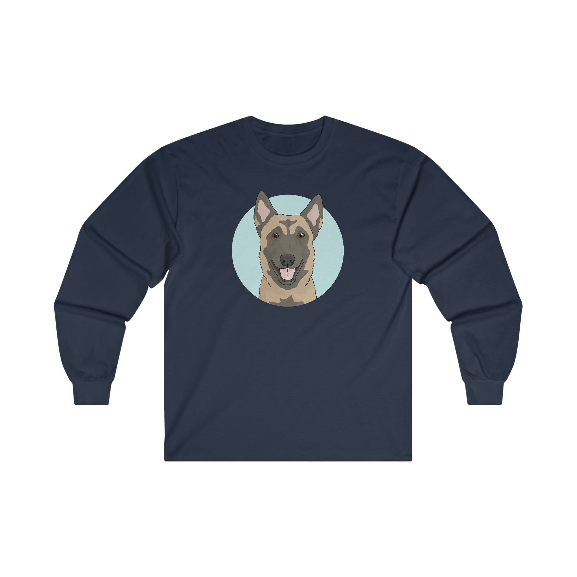 Belgian Malinois | Long Sleeve Tee - Detezi Designs-25682669365800488736