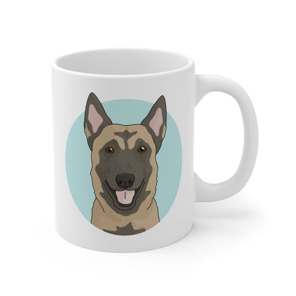 Belgian Malinois | Mug - Detezi Designs-29616428903476955385