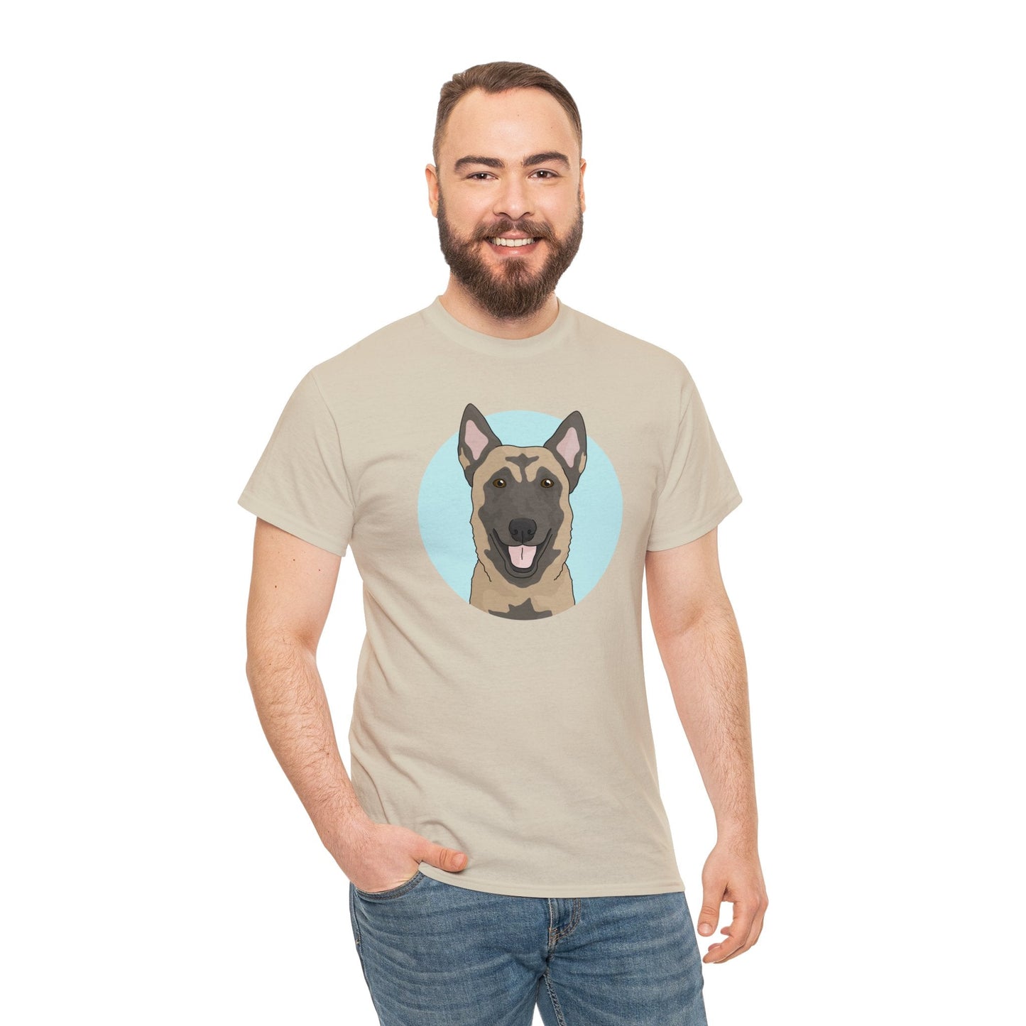 Belgian Malinois | T-shirt - Detezi Designs-14074919188731916562