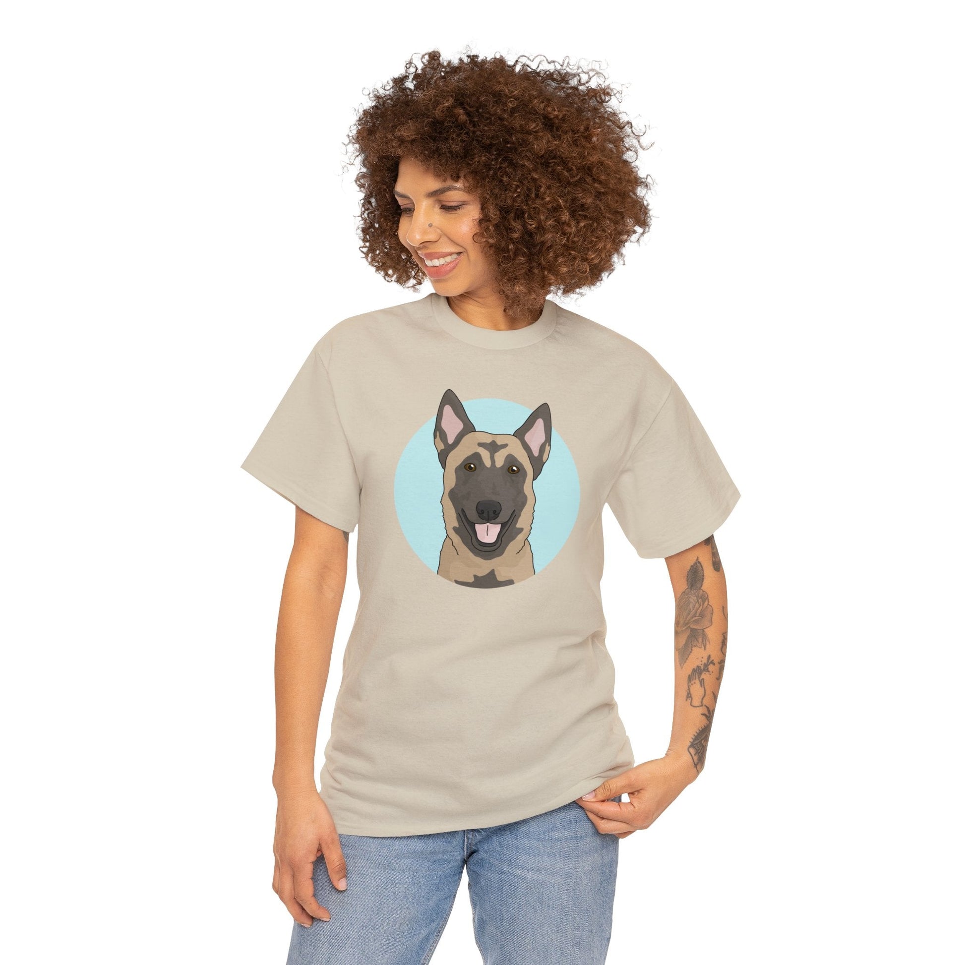 Belgian Malinois | T-shirt - Detezi Designs-14074919188731916562