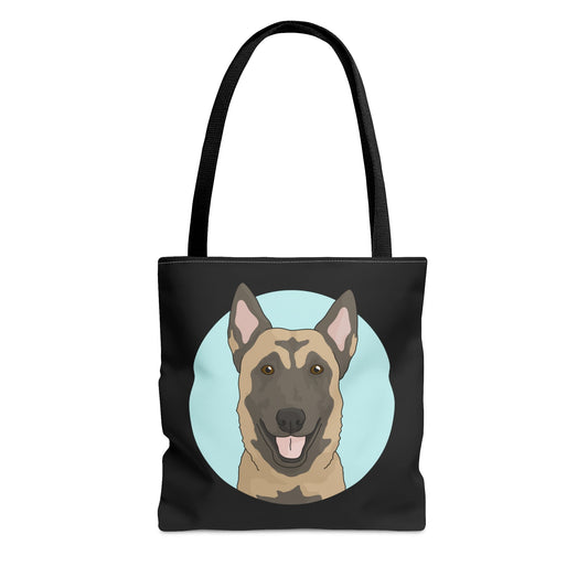 Belgian Malinois | Tote Bag - Detezi Designs-33373447107953238267