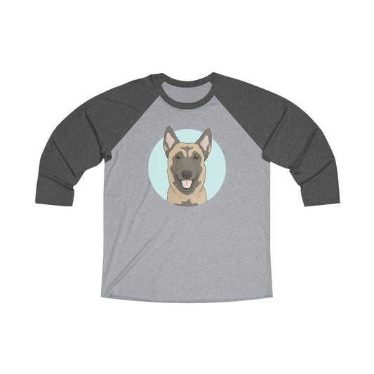 Belgian Malinois | Unisex 3\4 Sleeve Tee - Detezi Designs-31763510655806061647