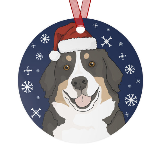 Bernese Mountain Dog | 2023 Holiday Ornament - Detezi Designs-25492840810047639427
