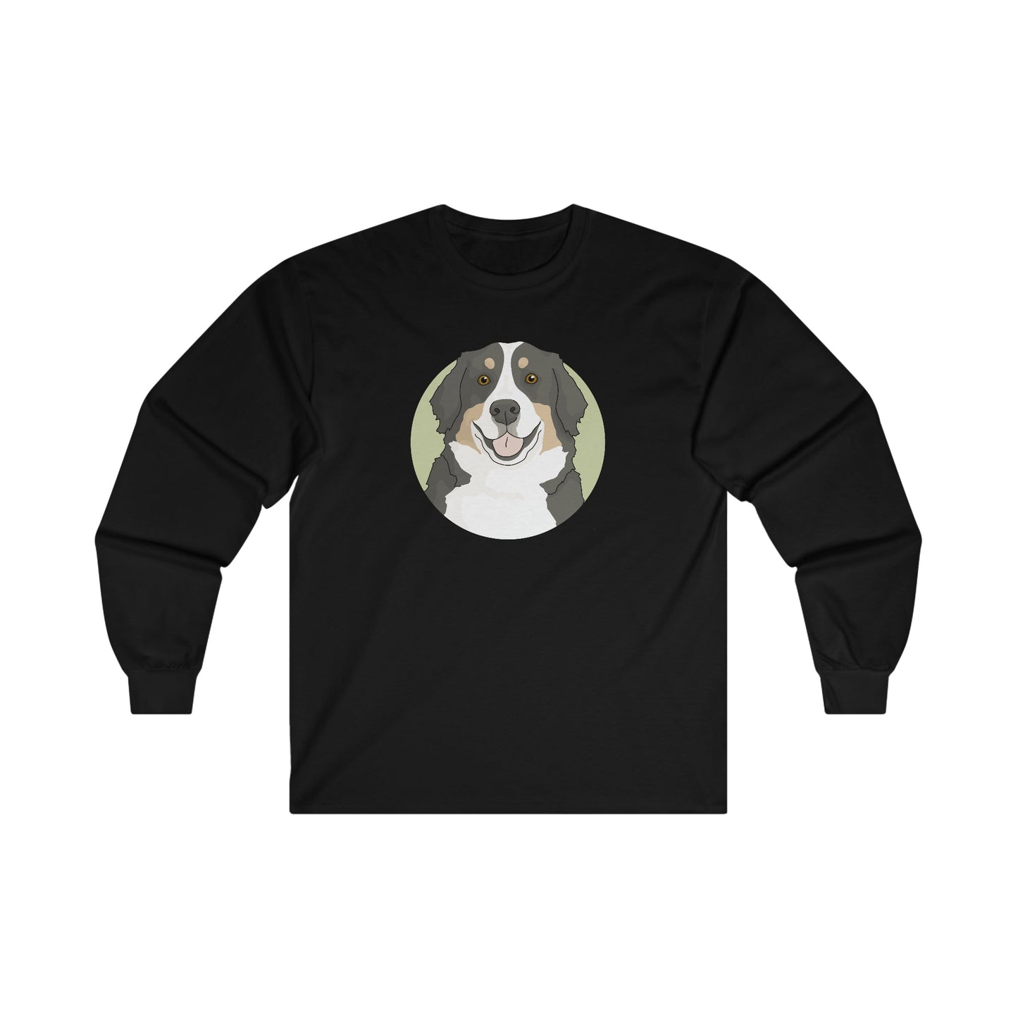 Bernese Mountain Dog | Long Sleeve Tee - Detezi Designs-27621478446714833472