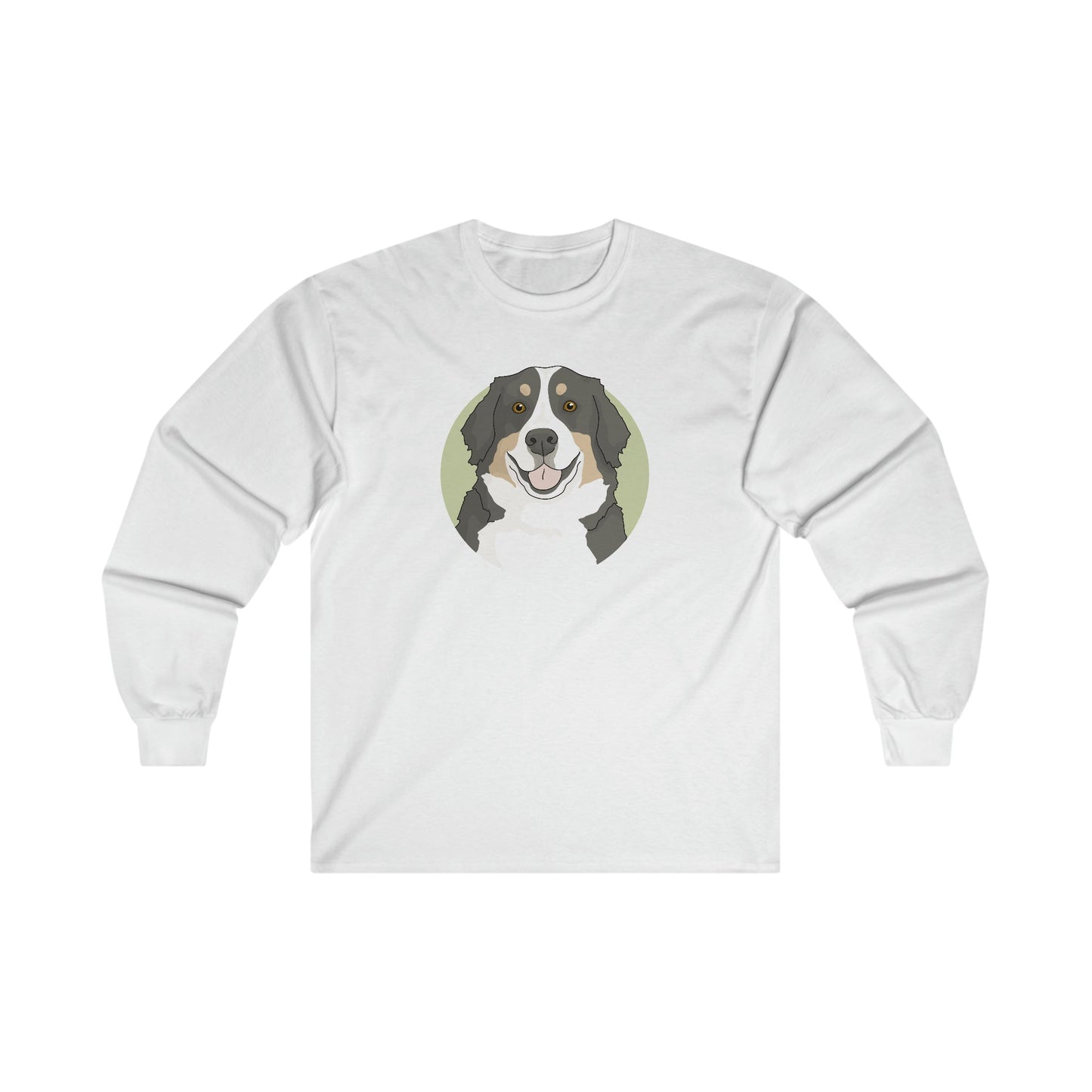 Bernese Mountain Dog | Long Sleeve Tee - Detezi Designs-32760323803513617164