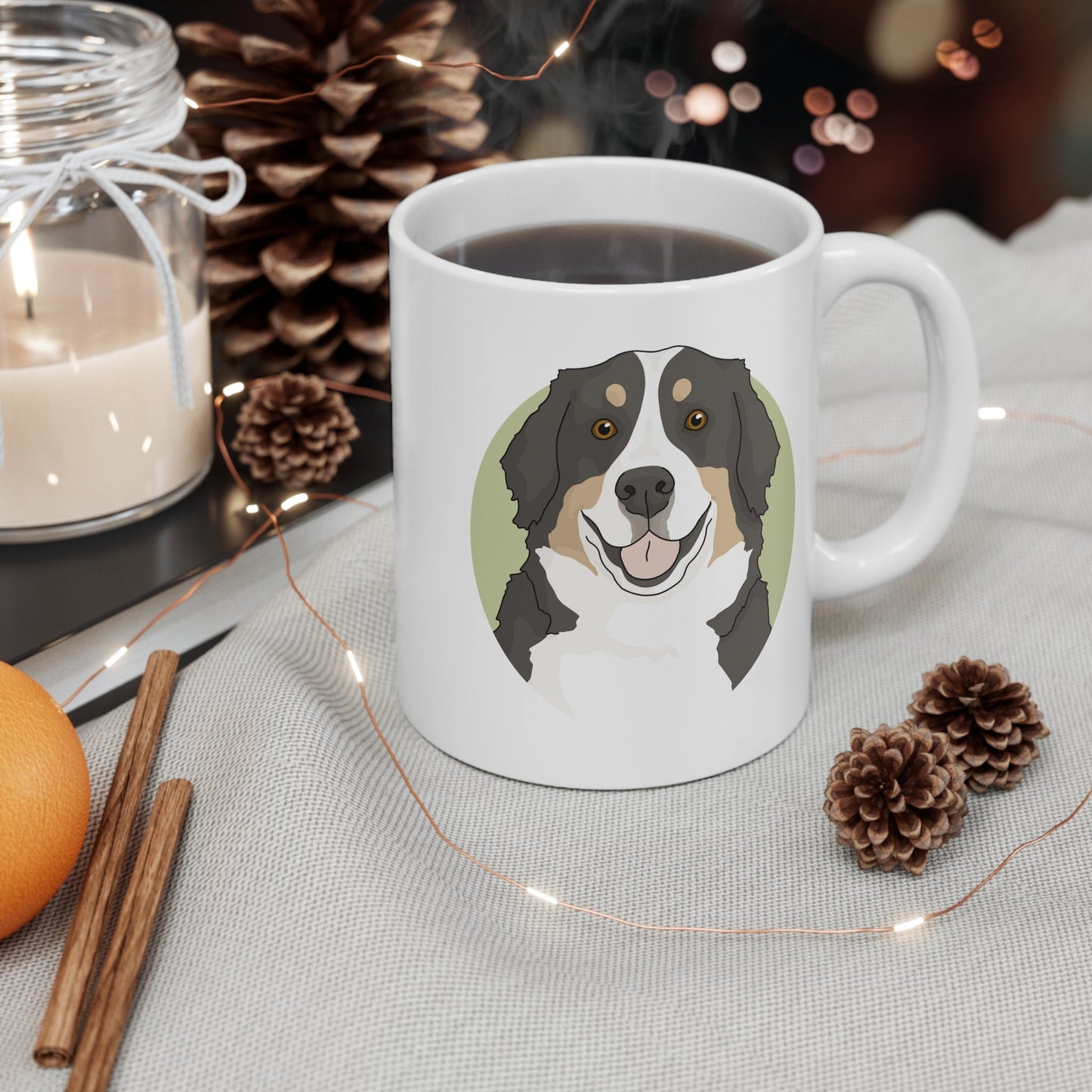 Bernese Mountain Dog | Mug - Detezi Designs-16164036498888310313