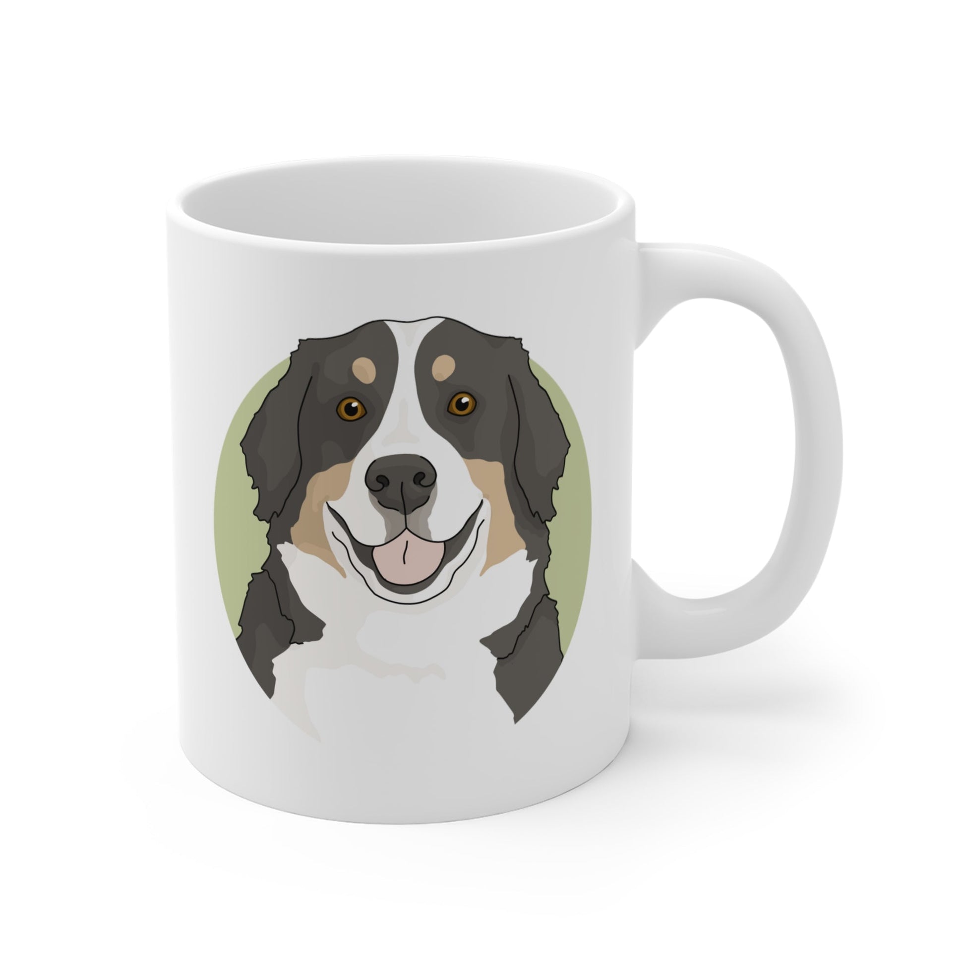 Bernese Mountain Dog | Mug - Detezi Designs-16164036498888310313