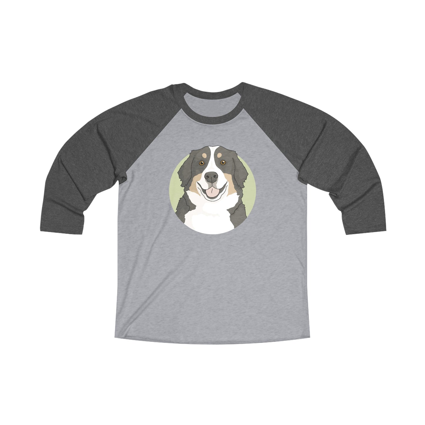 Bernese Mountain Dog | Unisex 3\4 Sleeve Tee - Detezi Designs-14990178812572610062