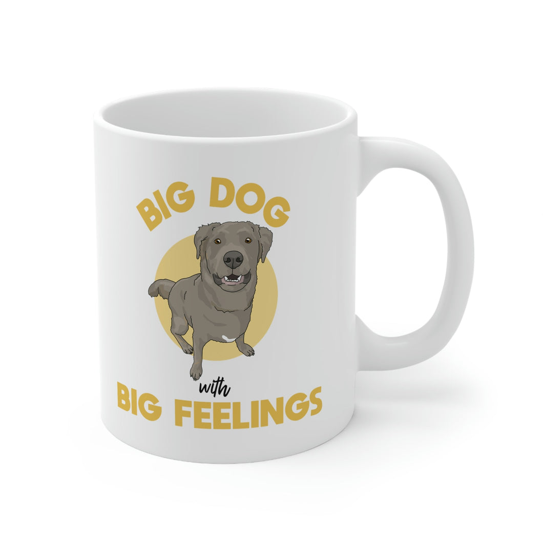 Big Dog With Big Feelings | Mug - Detezi Designs-27786995599331517956