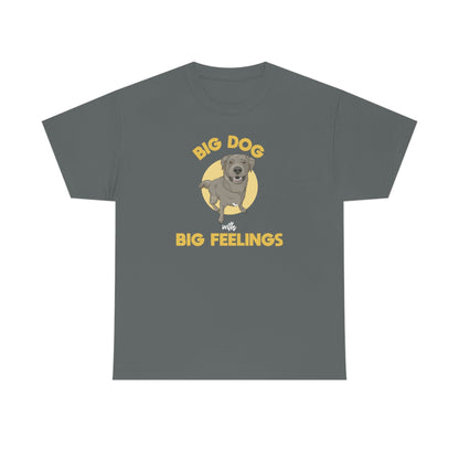 Big Dog With Big Feelings | T-shirt - Detezi Designs-16369833408510132851