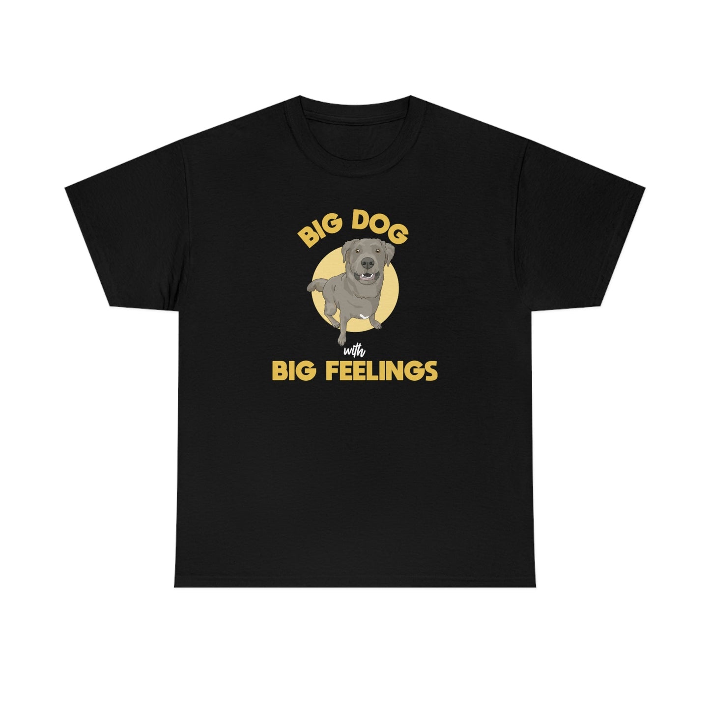 Big Dog With Big Feelings | T-shirt - Detezi Designs-32173681650869124229