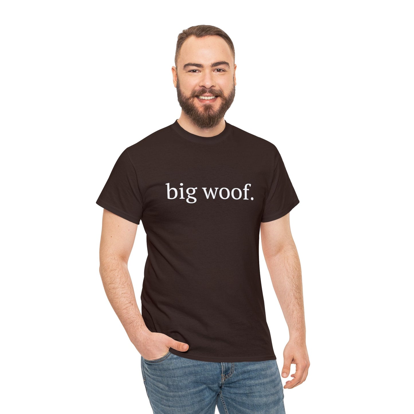 Big Woof | Text Tee - Detezi Designs-54160280711219246366