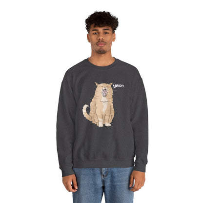 Big Yawn | Crewneck Sweatshirt - Detezi Designs-10614374984780813940