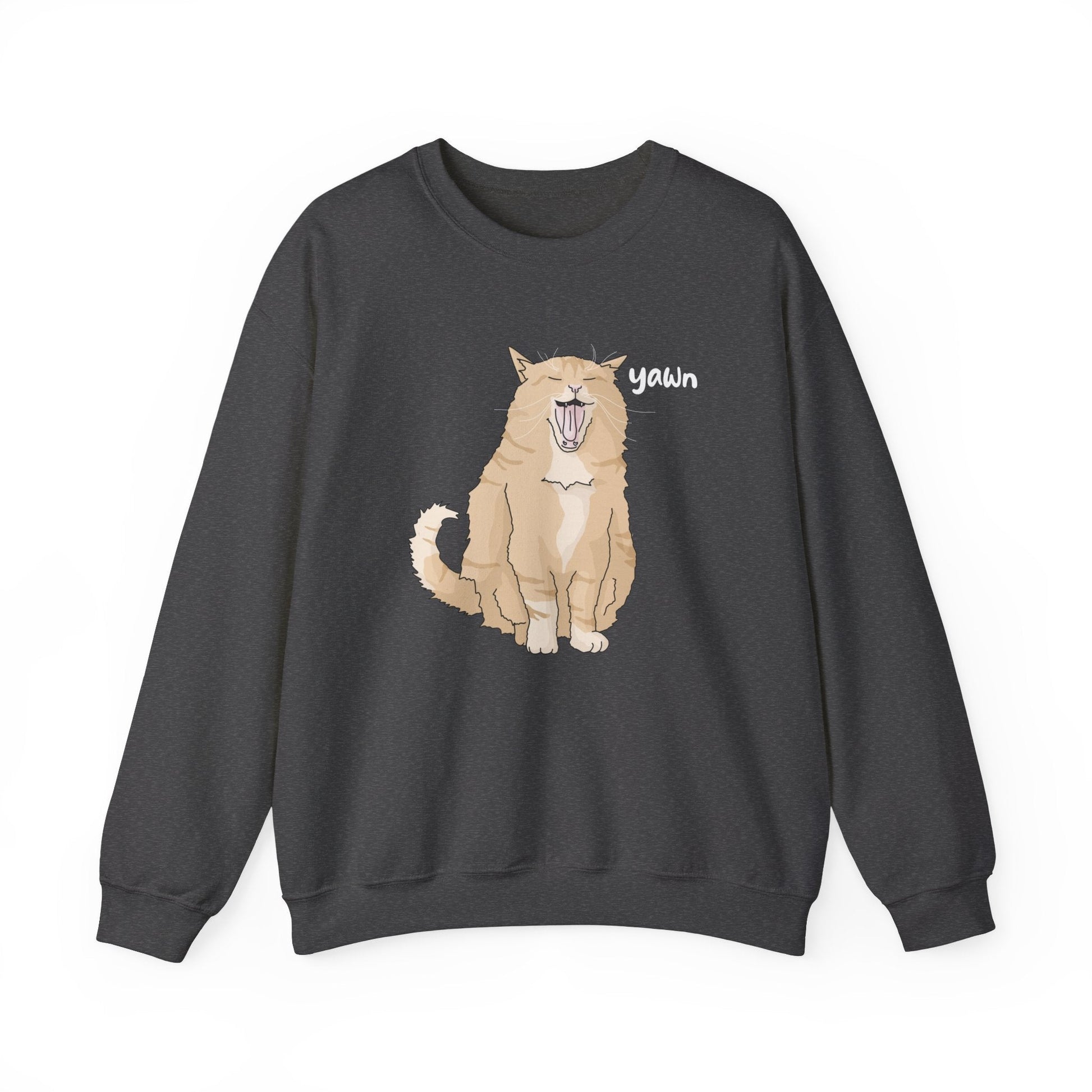 Big Yawn | Crewneck Sweatshirt - Detezi Designs-20355328683489585049