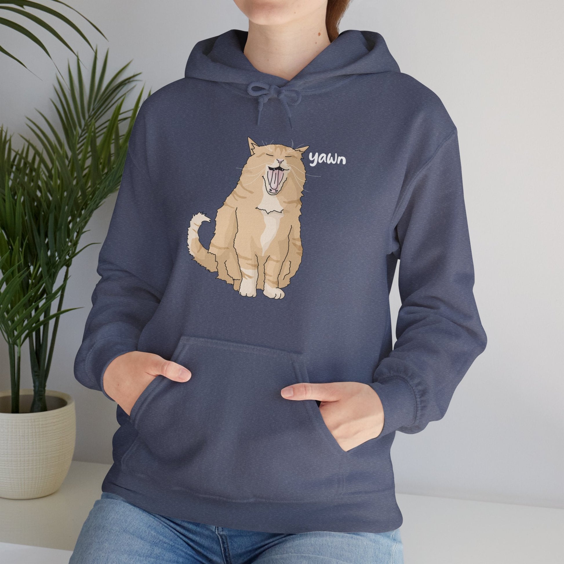 Big Yawn | Hooded Sweatshirt - Detezi Designs-21658803998277689664