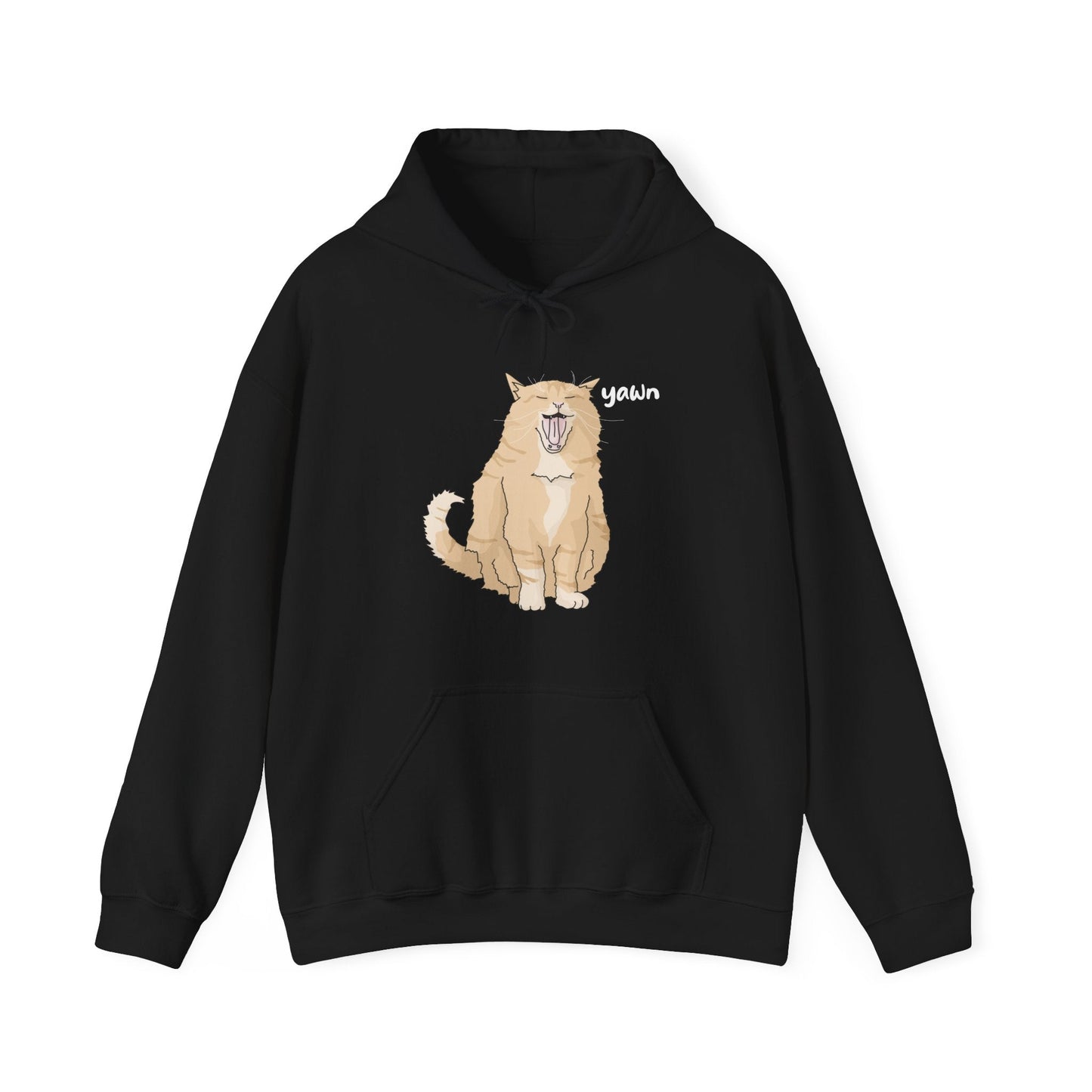 Big Yawn | Hooded Sweatshirt - Detezi Designs-31724894944671143690