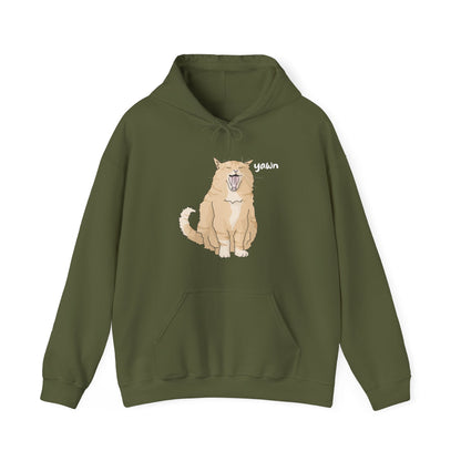 Big Yawn | Hooded Sweatshirt - Detezi Designs-93609119331818710057