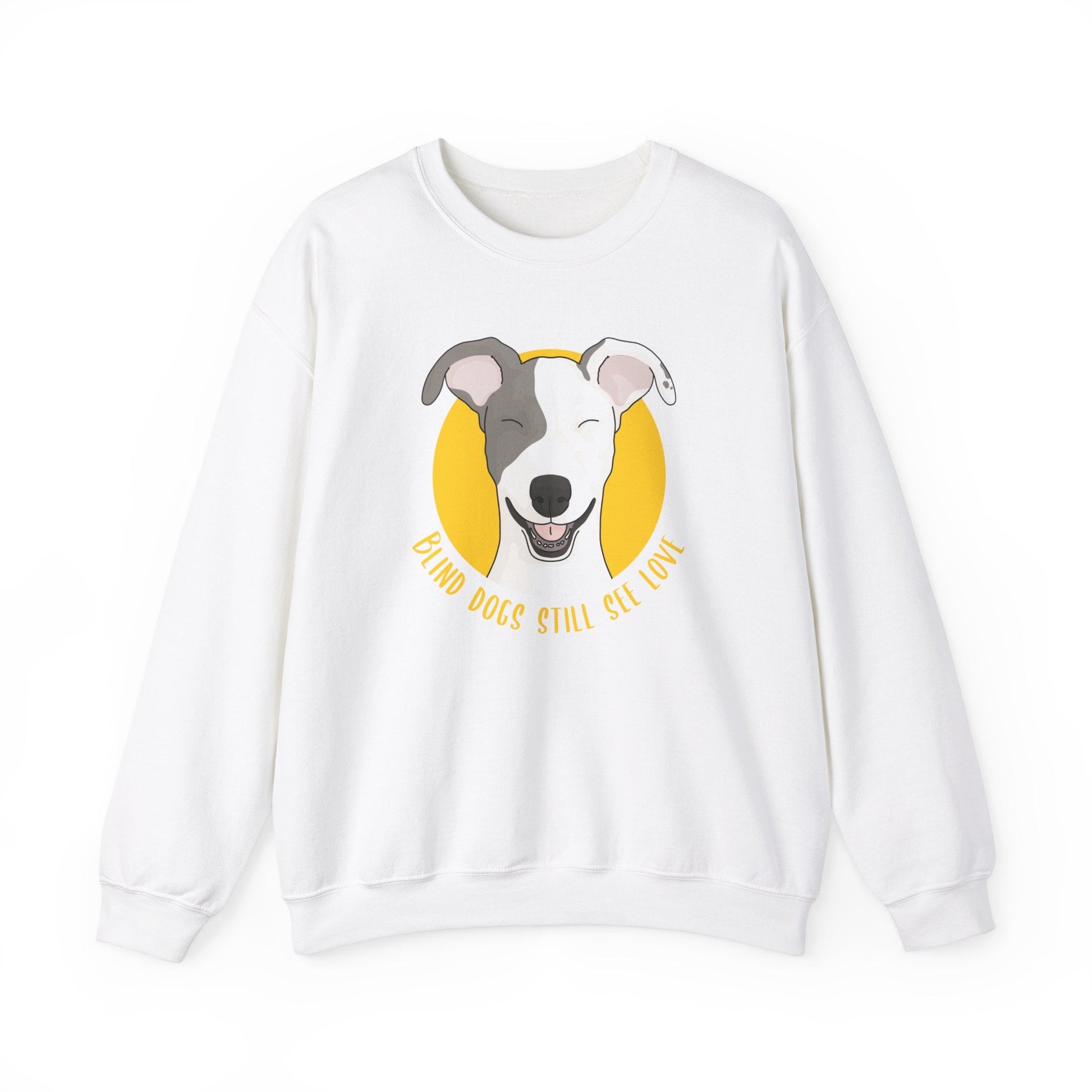 Blind Dogs Still See Love | Crewneck Sweatshirt - Detezi Designs-31462150246625813178