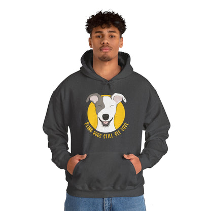 Blind Dogs Still See Love | Hooded Sweatshirt - Detezi Designs-14150021291360216084