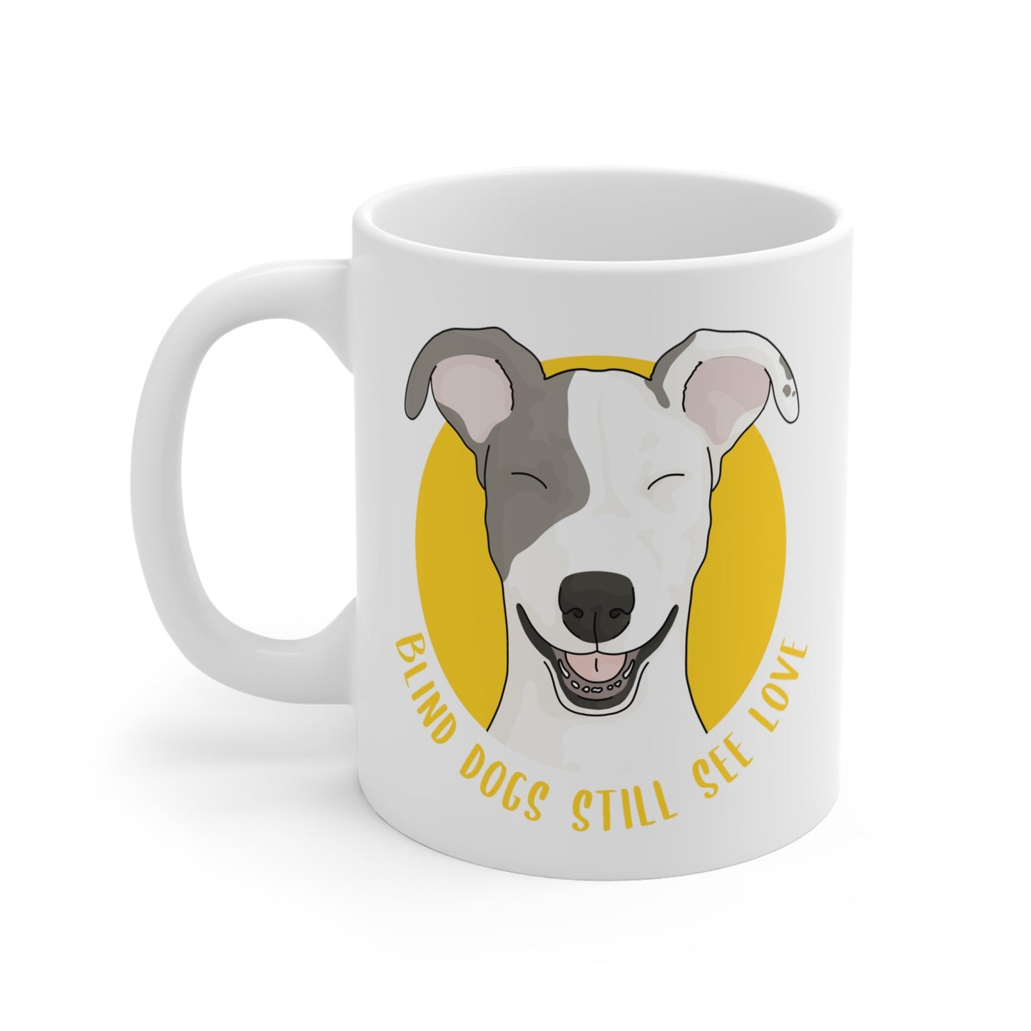 Blind Dogs Still See Love | Mug - Detezi Designs-13067142385586442753