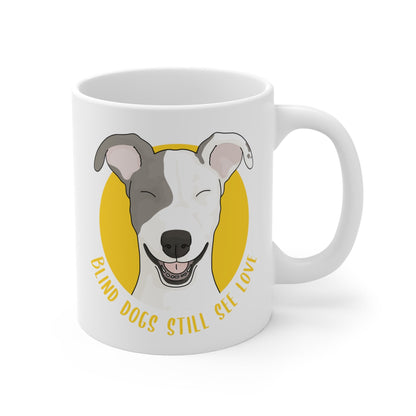 Blind Dogs Still See Love | Mug - Detezi Designs-13067142385586442753