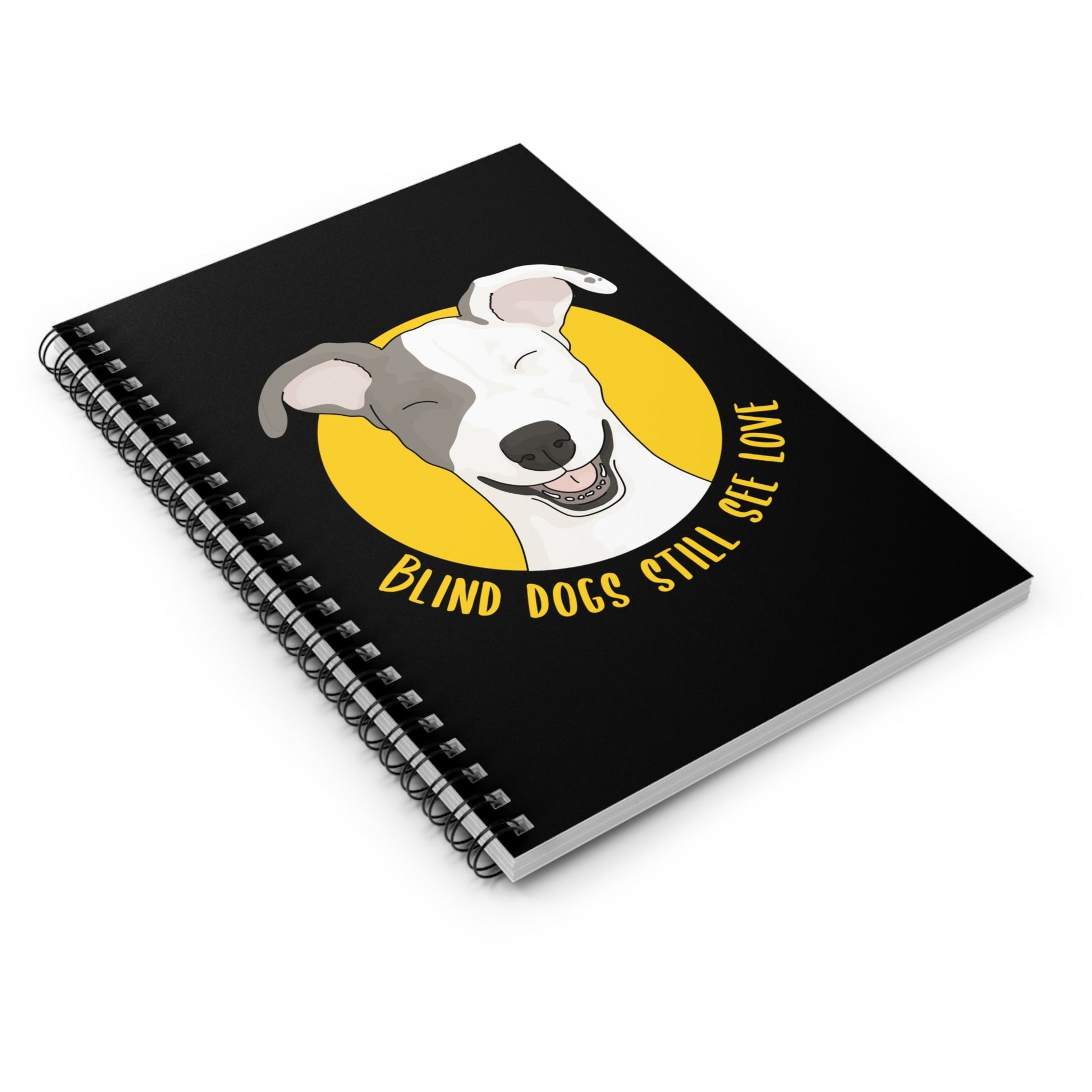 Blind Dogs Still See Love | Notebook - Detezi Designs-19828853240975655667