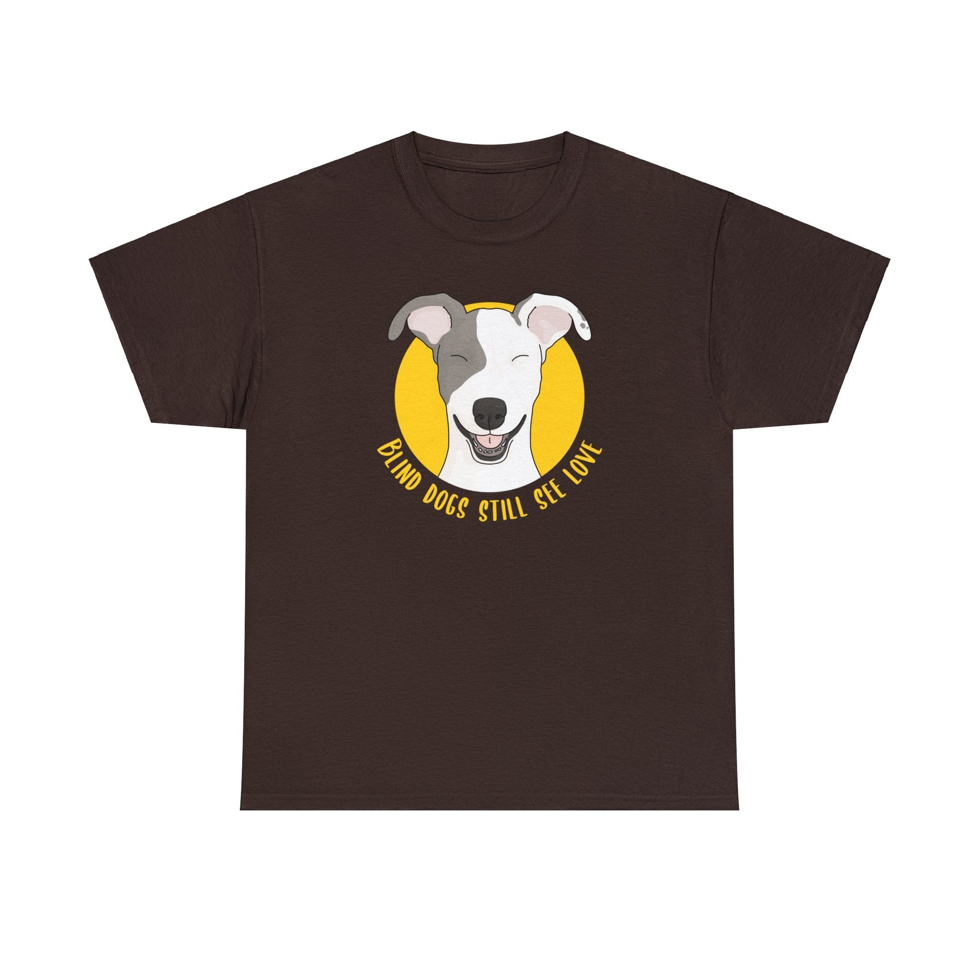 Blind Dogs Still See Love | T-shirt - Detezi Designs-22084238186241403752