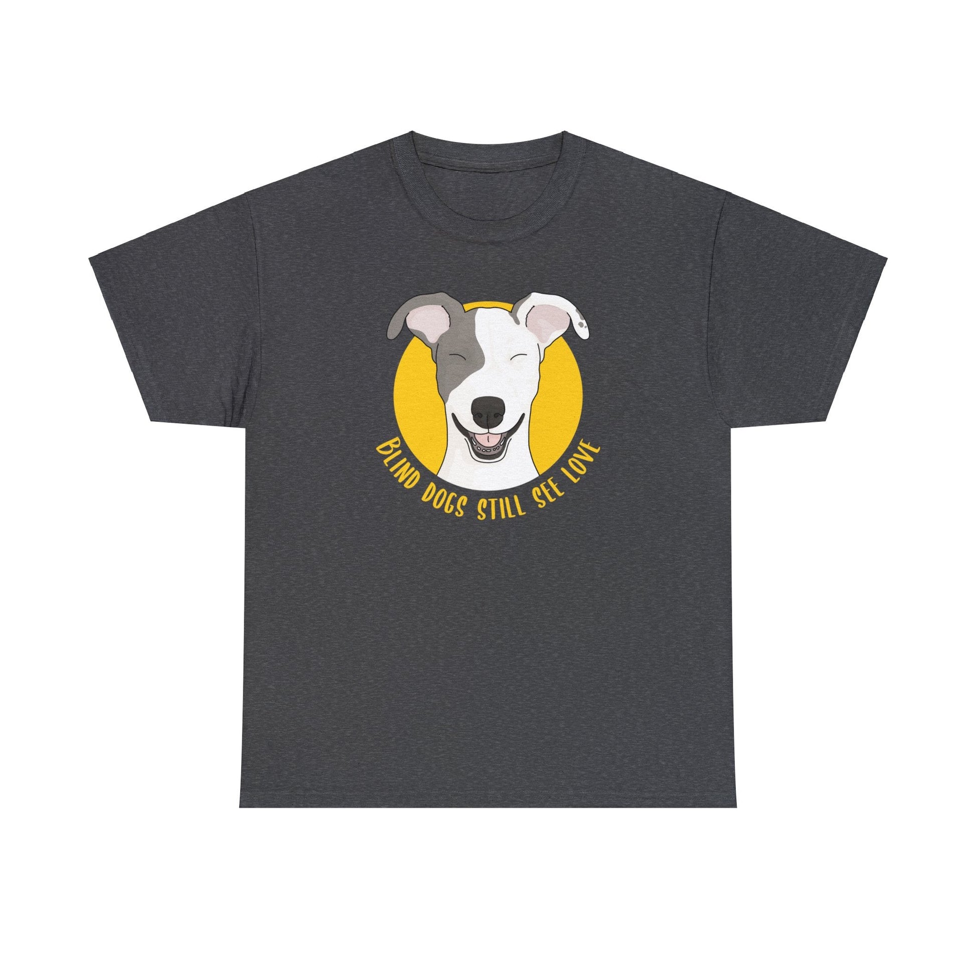 Blind Dogs Still See Love | T-shirt - Detezi Designs-25517140756658650419