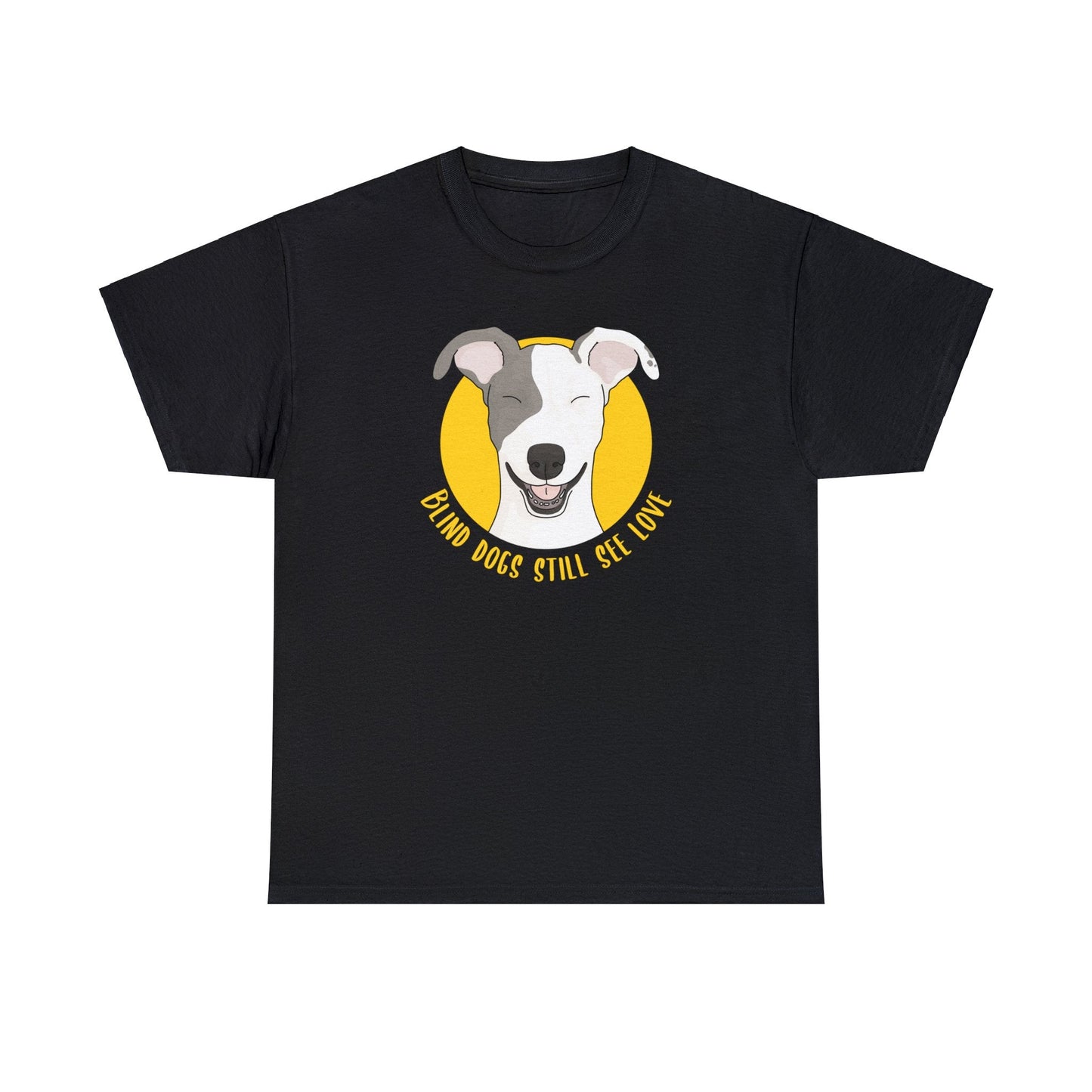 Blind Dogs Still See Love | T-shirt - Detezi Designs-72800402000800796399