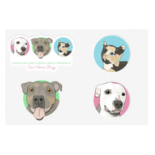Load image into Gallery viewer, Bon Bon, CC, and Sky | FUNDRAISER for Save Monroe Strays | Sticker Sheets - Detezi Designs-31502339755549251179
